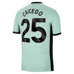 Günstige Fußballtrikots Chelsea Caicedo 25 3rd trikot 2023-24 Kurzarm
